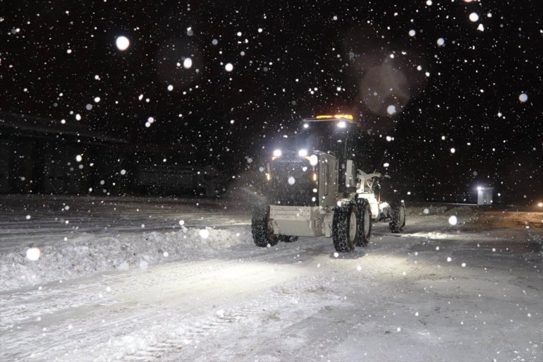 Ağrı’da kar yağışı etkili oldu1