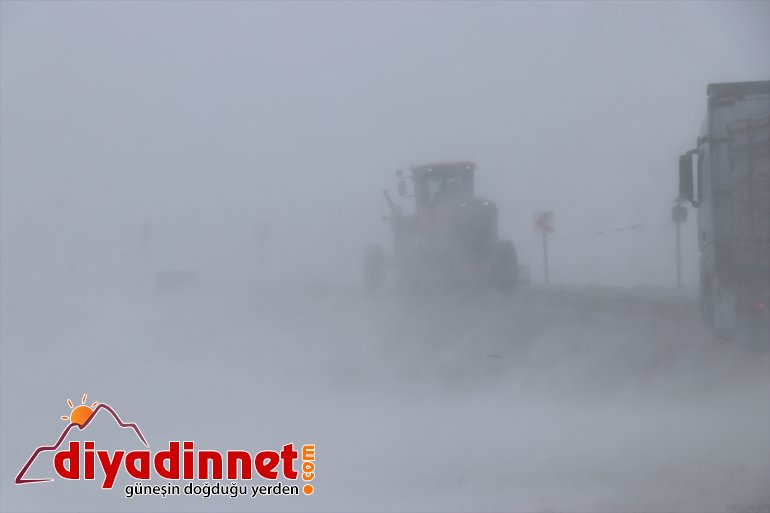 yoluna Ağrı-Van çığ temizlendi düşen kara 7