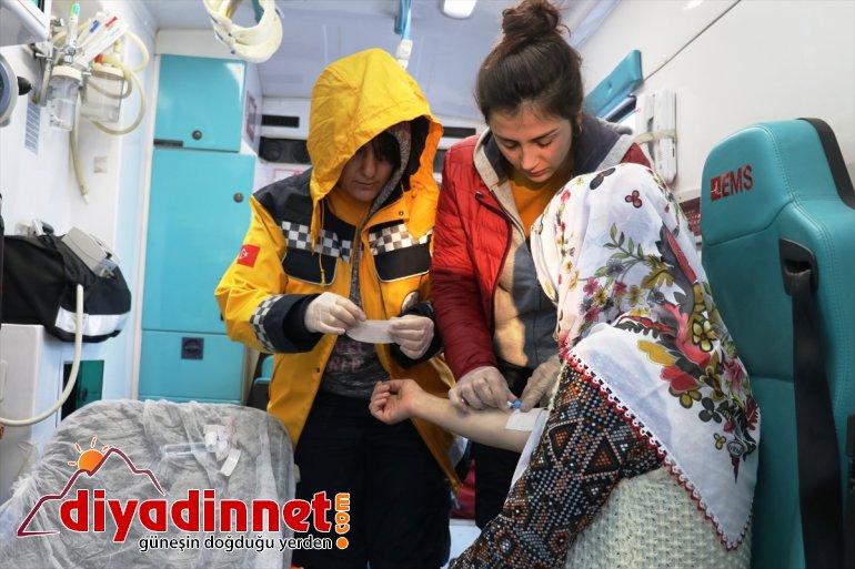 oldu ulaştırmak - hamile kadını hastaneye Ekipler köydeki AĞRI için seferber 1