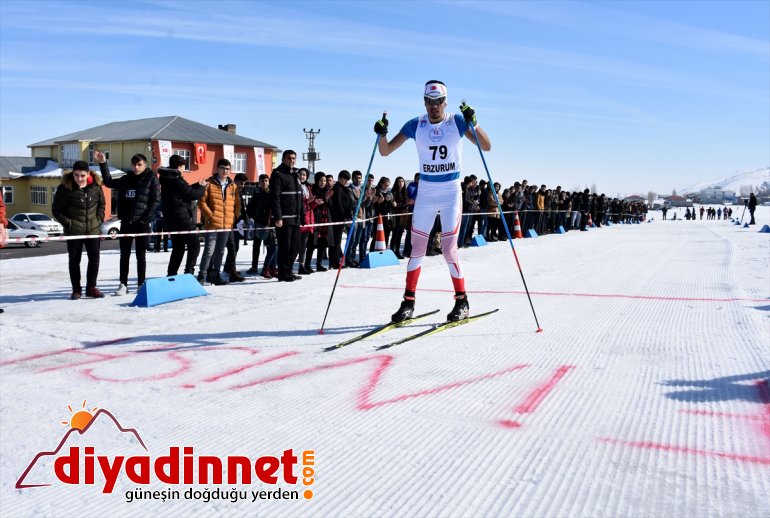 sona Kayaklı Şampiyonası Üniversitelerarası Türkiye erdi Koşu Muş