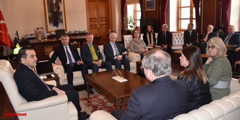 AB büyükelçileri Kars'ı ziyaret etti