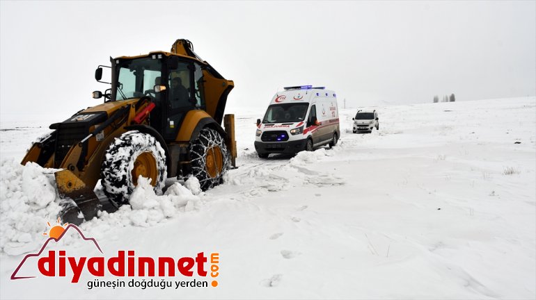 hasta Yolu çalışmayla AĞRI saatlik - 3 ulaştırıldı hastaneye kapanan köydeki 4