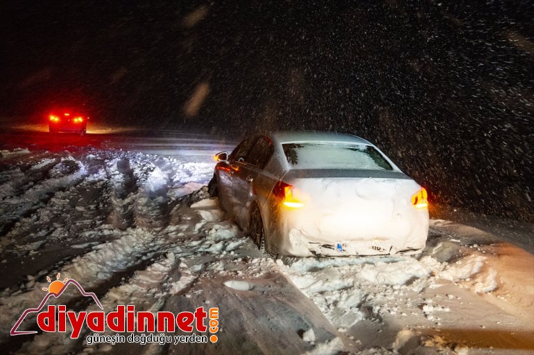 yağışı kapandı ulaşıma Iğdır-Ağrı nedeniyle - IĞDIR kara kar yolu 7