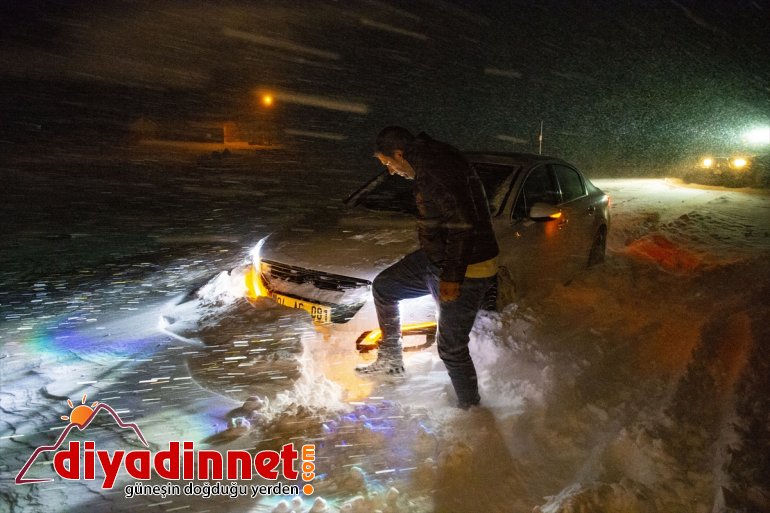 kapandı kar kara ulaşıma yağışı yolu - Iğdır-Ağrı nedeniyle IĞDIR 8