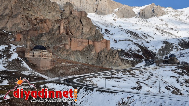 İshak Paşa Sarayı nda kış güzelliği yaşanıyor5