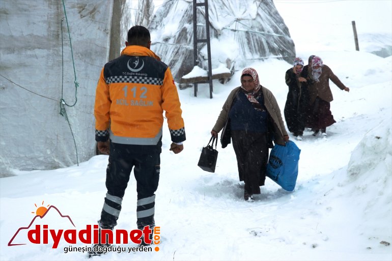 hastaneye Ekipler için seferber köydeki ulaştırmak kadını - AĞRI hamile oldu 5