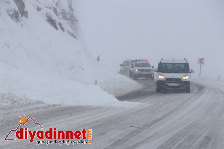 çığ kara temizlendi yoluna Ağrı-Van düşen 8