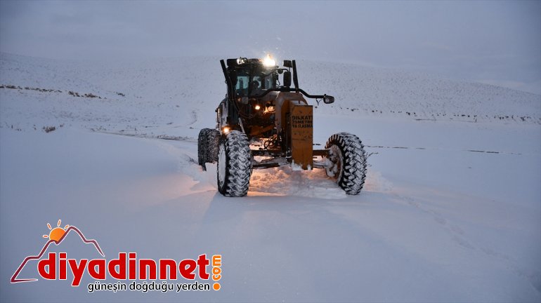 Tendürek kapanan Dağı köy açıldı kar 8 yolu ulaşıma eteğinde nedeniyle 7