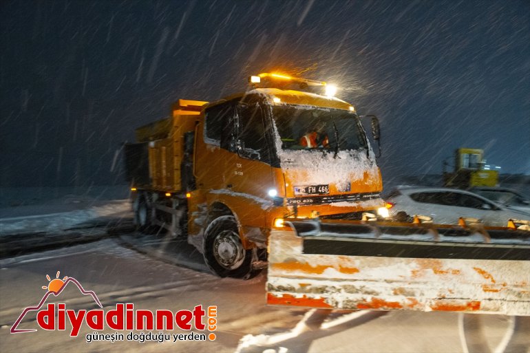 - yağışı kapandı kara IĞDIR yolu nedeniyle Iğdır-Ağrı kar ulaşıma 2