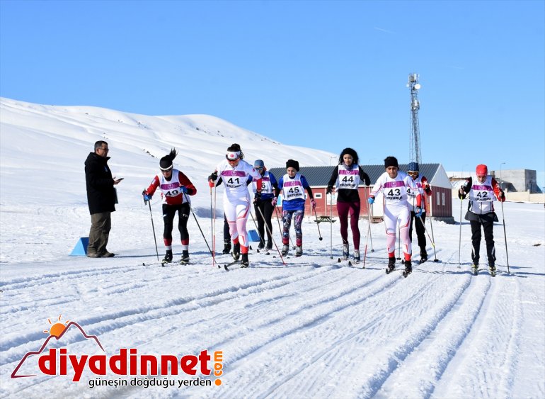 Kayaklı Şampiyonası başladı Koşu MUŞ - Üniversitelerarası Türkiye 2