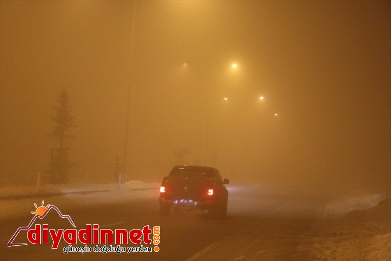 sis - soğuk AĞRI hava etkili Ağrı