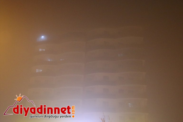 Ağrı'da soğuk hava ve sis etkili oluyor