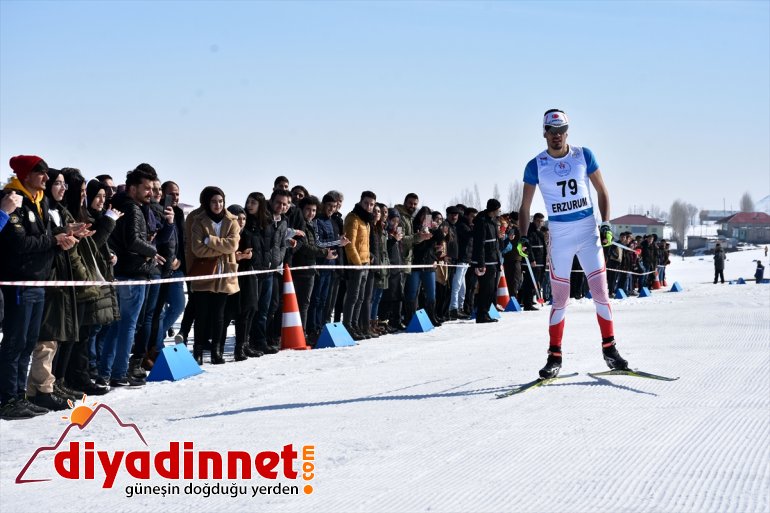 erdi Kayaklı Üniversitelerarası sona Türkiye Şampiyonası Koşu Muş
