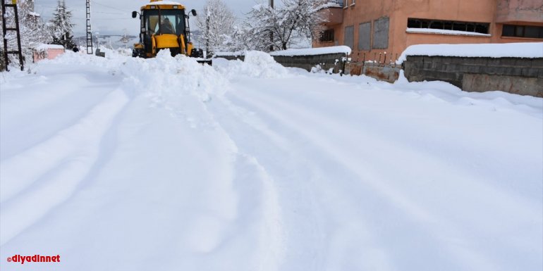 Tatvan'da karla mücadele