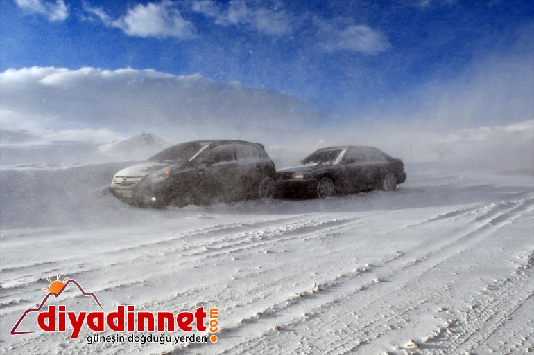 ve Tendürek ulaşıma engeli kar tipi Geçidi