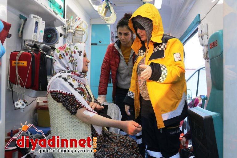 AĞRI kadını için köydeki seferber - Ekipler hamile hastaneye ulaştırmak oldu 2