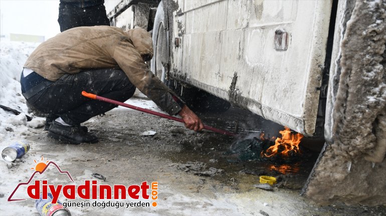 kaldı donan - Yakıt yolda deposu AĞRI tırlar 3