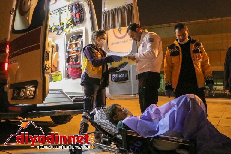 Ambulans uçak akciğer hastası Rojin için havalandı4