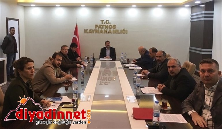 Patnos'ta 'Vefa Sosyal Destek Grubu' toplantısı düzenlendi