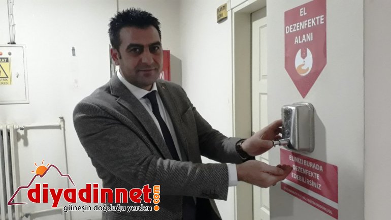 Doğubayazıt MEB binası dezenfekte edildi