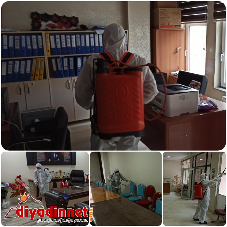 Doğubayazıt MEB binası dezenfekte edildi4
