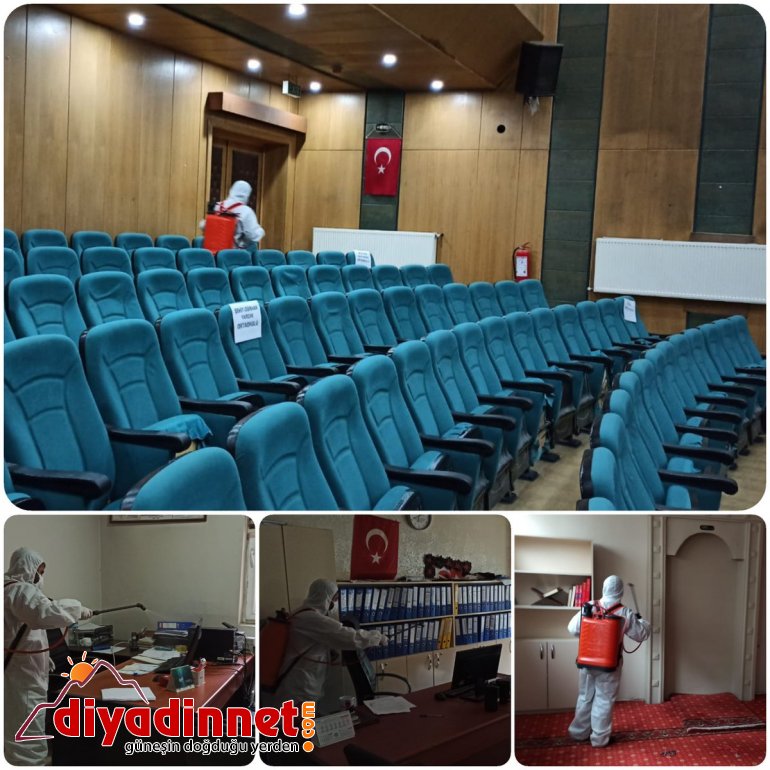 Doğubayazıt MEB binası dezenfekte edildi5