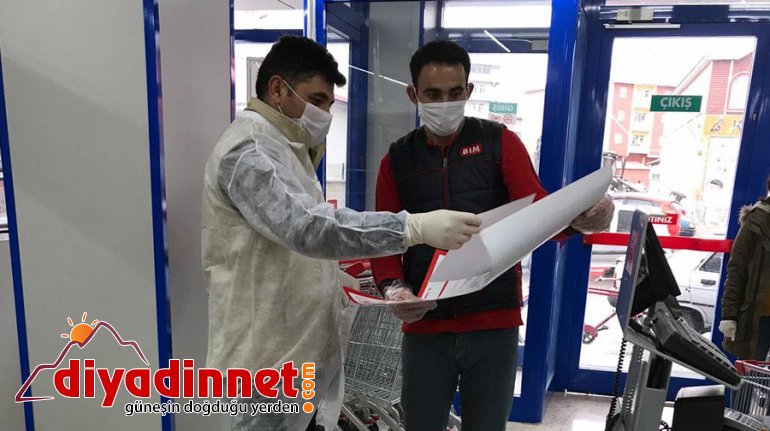 Eleşkirt te Koronavirüse karşı gıda işletmelerine Altın Kural broşürü3