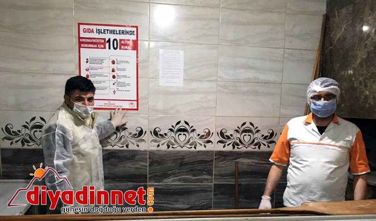 Eleşkirt te Koronavirüse karşı gıda işletmelerine Altın Kural broşürü4