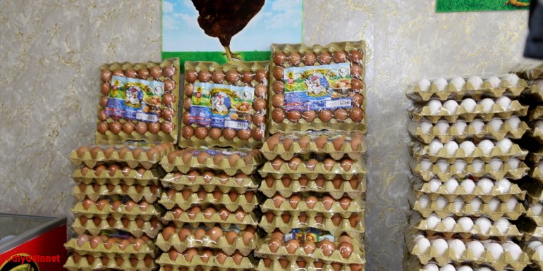Fedakar sağlık çalışanlarına bir destek de organik yumurta üreticisinden