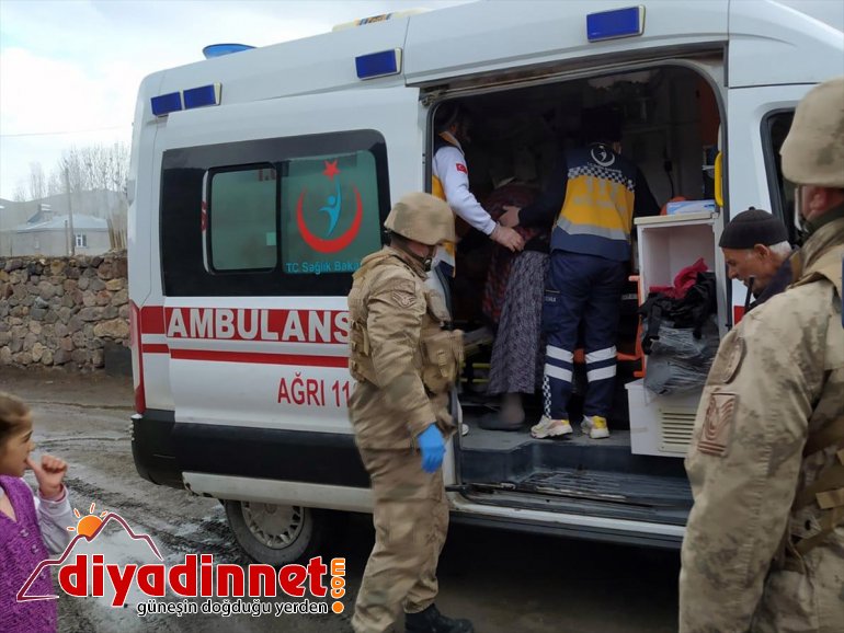 ve seferber sağlık oldu kadın için yaşlı ekipleri, evinde - rahatsızlanan Mehmetçik AĞRI 2