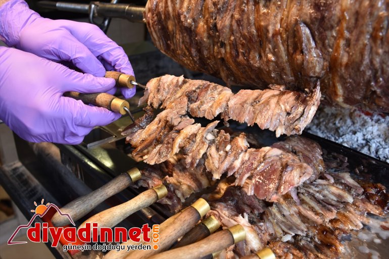 Cağ ERZURUM kadayıf dolması paket süslüyor kebabı ve servisle - sofraları 5