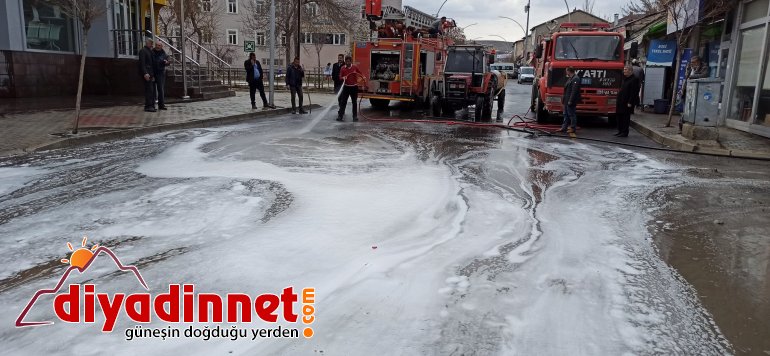 Tutak ta dezenfekte çalışmaları devam ediyor2