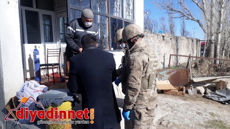 AĞRI Sosyal - Destek yetişti imdadına biten Grubu Oksijen KOAH Vefa tüpü hastasının 4