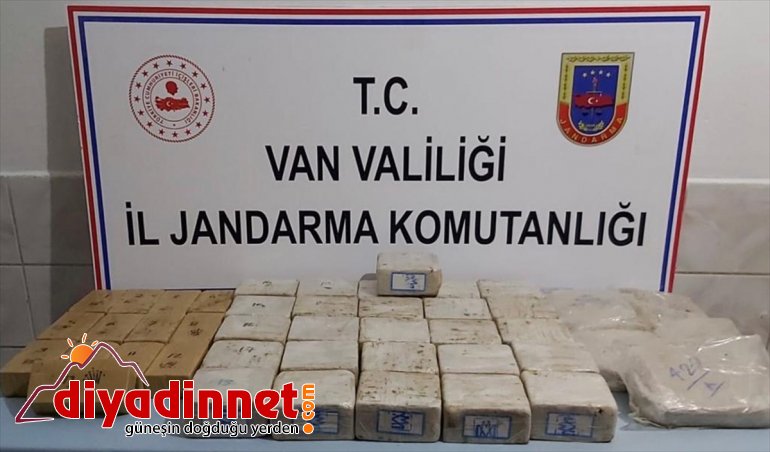 Van'da 39 kilogram eroin ele geçirildi