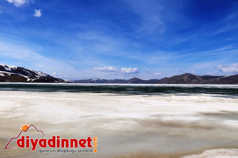 AĞRI Balık saklı cenneti buzlar Doğu Gölü