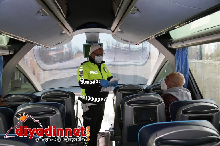 kişiye sahte izin ceza yolculuk kesildi eden belgesiyle otobüsle Ağrı