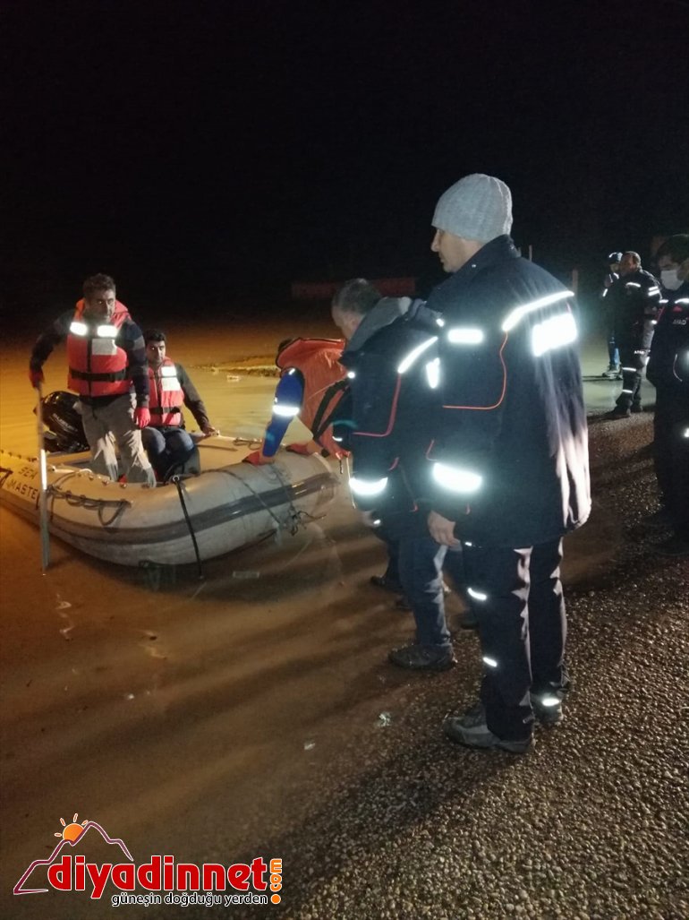Baraj suyu altında kalan eski yerleşim yerinde mahsur kalan köpekler kurtarıldı