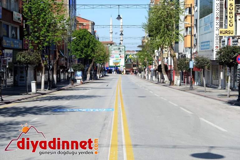 Gaziantep, Malatya Şanlıurfa ve Kahramanmaraş'ta sokağa çıkma kısıtlamasının ardından sokaklar boşaldı