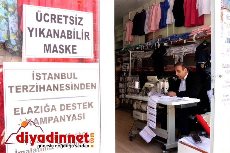 ile destek maske Askıda mücadeleye salgınla - ELAZIĞ sunuyor 8