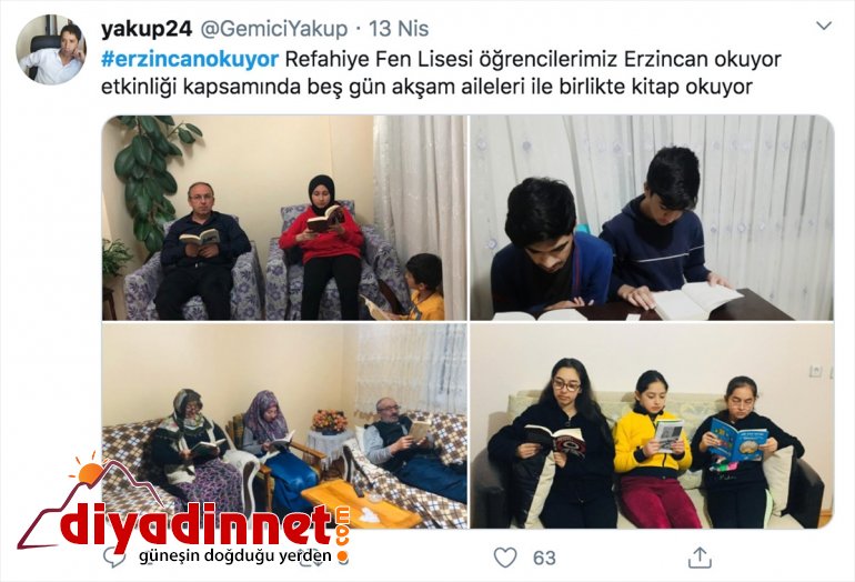 medyadan Erzincan’da ilgi başlatılan etkinliğine sosyal okuma kitap 3