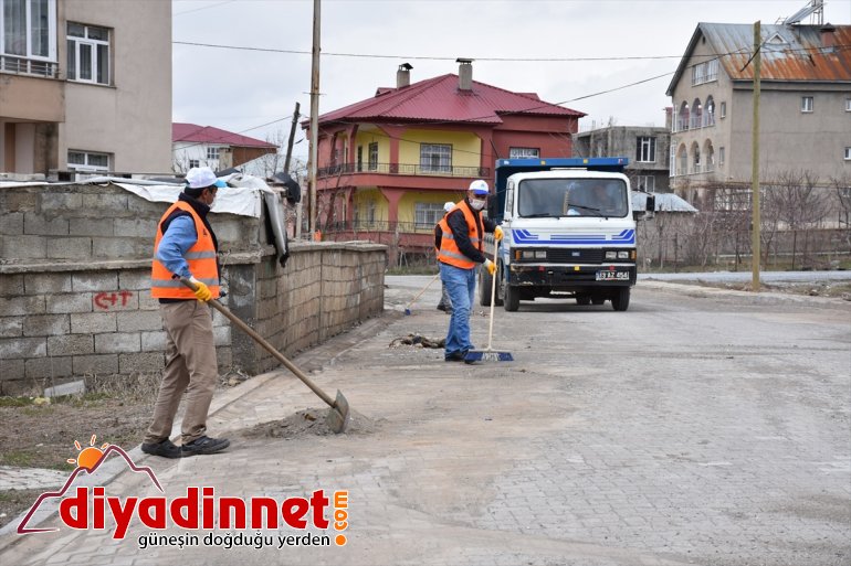 çalışamaları temizlik Belediyesinden Tatvan 4