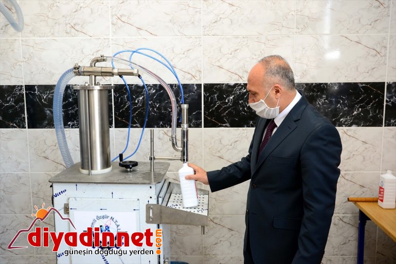 üretimine dezenfektan günde ton BİTLİS başlandı 6 Bitlis