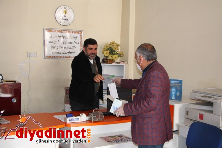 dağıtımı maske Belediyesinden Karlıova 2