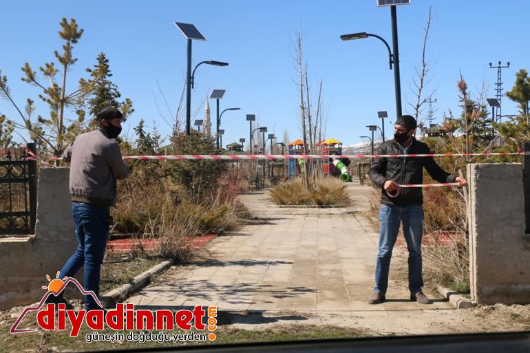 Diyadin de parklar kapatıldı3