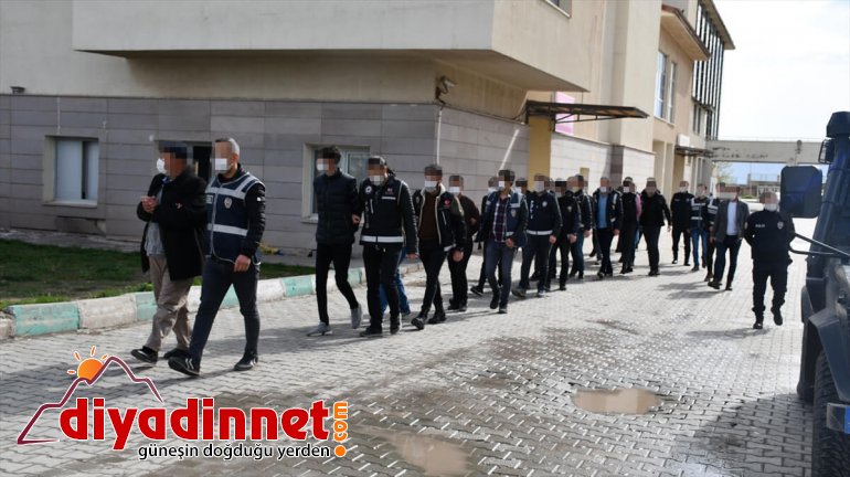 Ağrı'daki cinayete ilişkin gözaltına alınan 16 kişi adliyeye sevk edildi