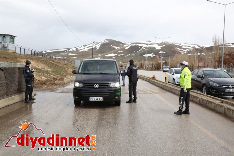 polislerin mesaisi Erzurum