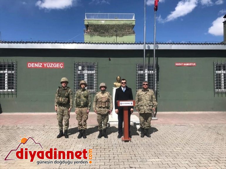 Saray  ziyaret karakollarını Kaymakamı etti Aydın sınır 2