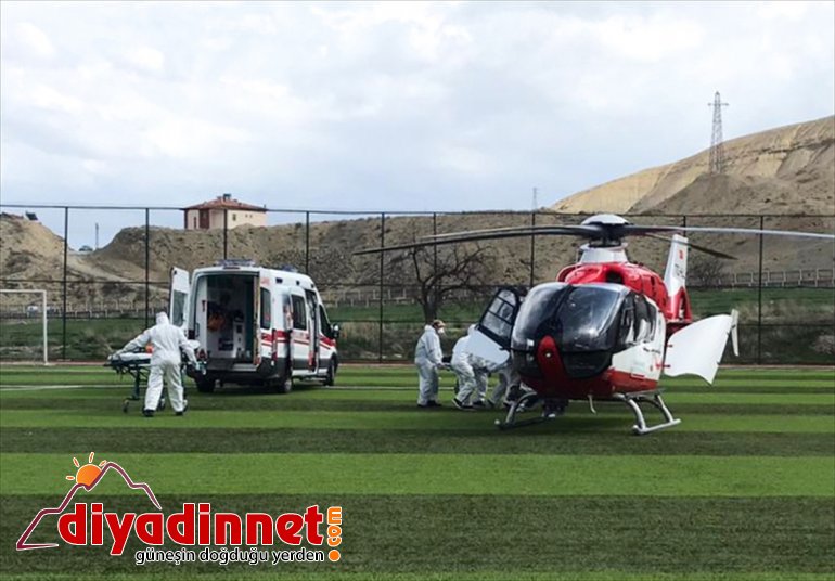  ambulans hastaneye ulaştırıldı hasta Yaşlı helikopterle 2