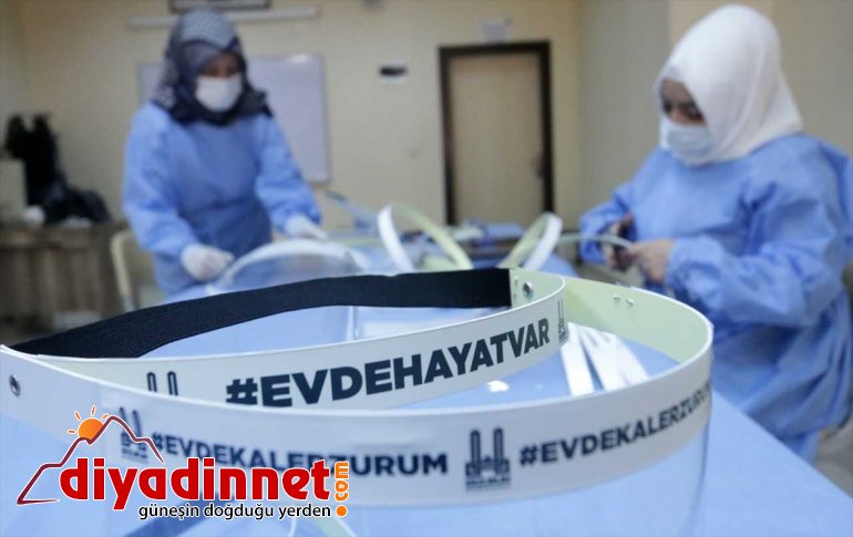 ile Belediyesinden Erzurum mücadeleye siperlikli Büyükşehir maske Kovid-19 desteği 2