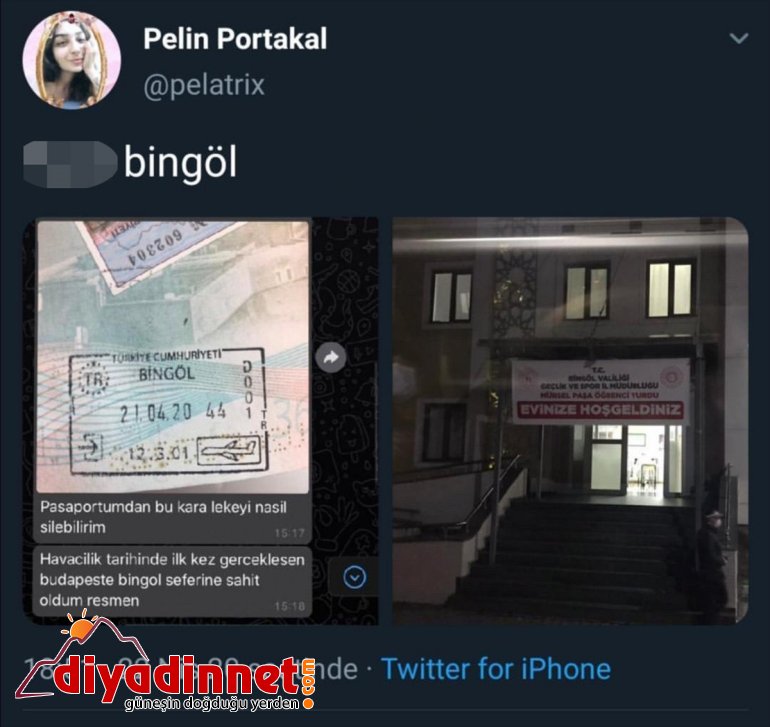 Macaristan'dan Bingöl'e getirilerek karantinaya alınan kişi hakkında kentle ilgili paylaşımı nedeniyle soruşturma